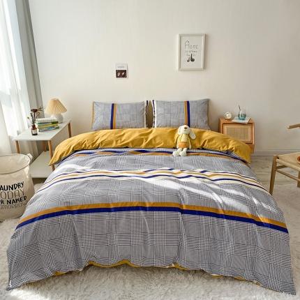 91家纺网 家纺一手货源 找家纺 珺柔家纺 2021新款全棉印花四件套 缤纷