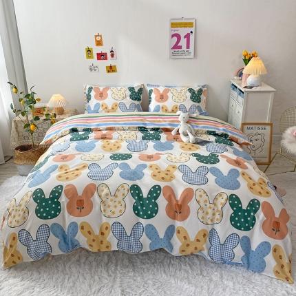 91家纺网 家纺一手货源 找家纺 （总）珺柔家纺 2021新款全棉印花四件套