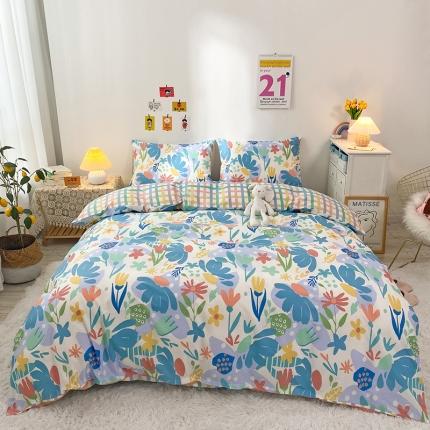 91家纺网 家纺一手货源 找家纺 （总）珺柔家纺 2021新款全棉印花四件套