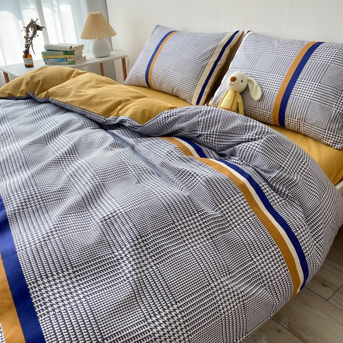 91家纺网 家纺一手货源 找家纺 珺柔家纺 2021新款全棉印花四件套 缤纷