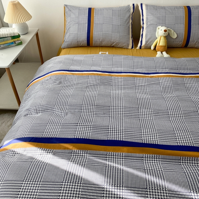 91家纺网 家纺一手货源 找家纺 珺柔家纺 2021新款全棉印花四件套 缤纷