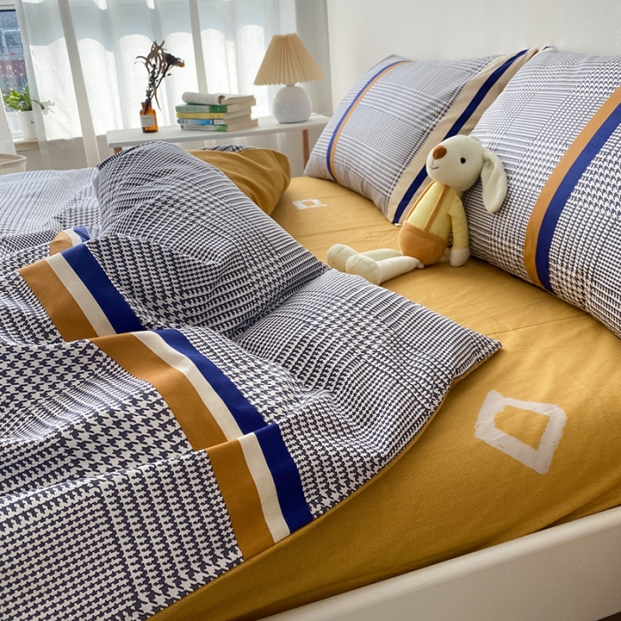 91家纺网 家纺一手货源 找家纺 珺柔家纺 2021新款全棉印花四件套 缤纷