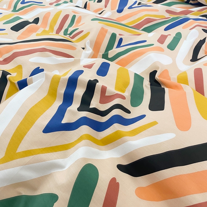 91家纺网 家纺一手货源 找家纺 珺柔家纺 2021新款全棉印花四件套 畅想