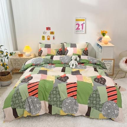 珺柔家纺 2021新款全棉印花四件套 丹青