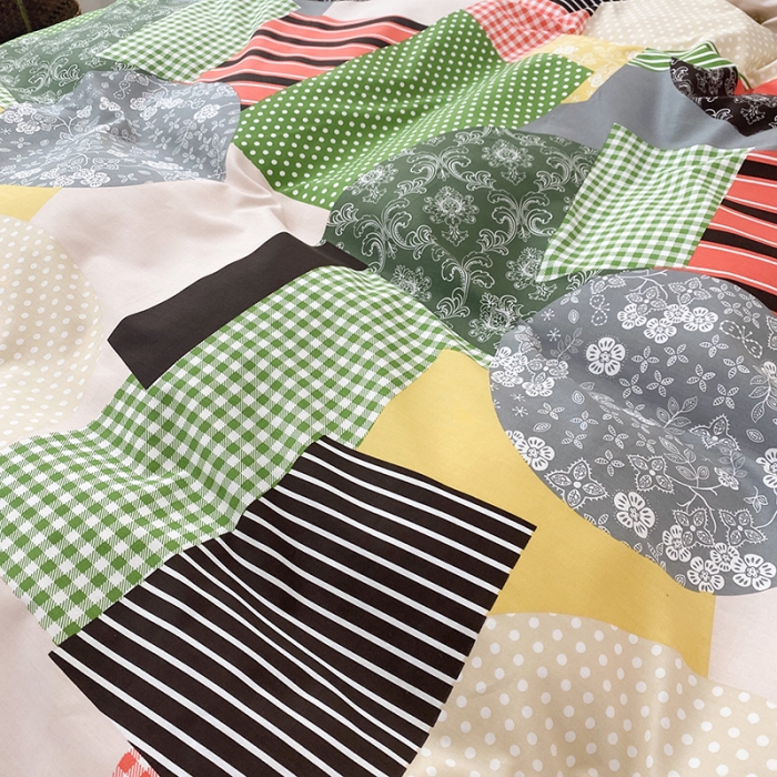 91家纺网 家纺一手货源 找家纺 珺柔家纺 2021新款全棉印花四件套 丹青