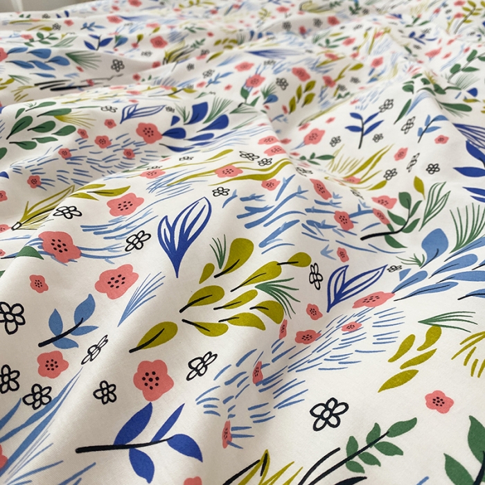 91家纺网 家纺一手货源 找家纺 珺柔家纺 2021新款全棉印花四件套 花都益彩