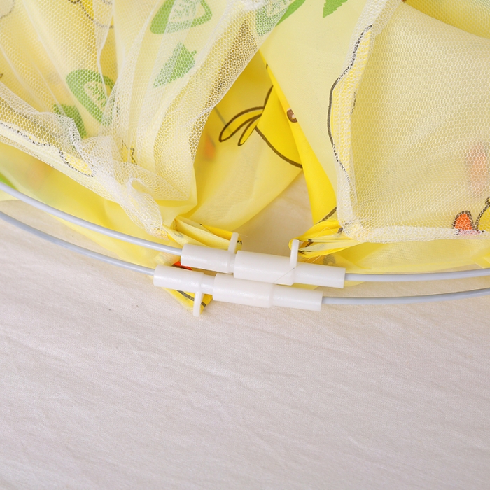 91家纺网 家纺一手货源 找家纺 博诺蚊帐 2021新款防尘顶儿童蚊帐 黄色小鸭