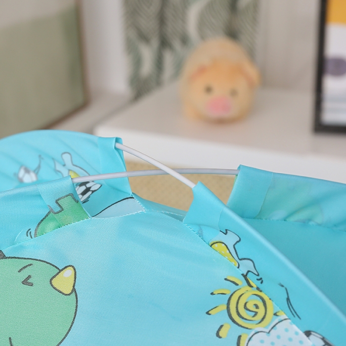 91家纺网 家纺一手货源 找家纺 博诺蚊帐 2021新款防尘顶儿童蚊帐 蓝色恐龙