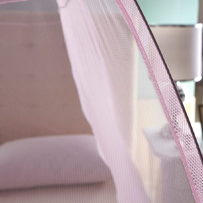 91家纺网 家纺一手货源 找家纺 博诺蚊帐 2021新款普通魔术蚊帐 粉色