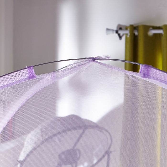 91家纺网 家纺一手货源 找家纺 博诺蚊帐 2021新款普通魔术蚊帐 紫色