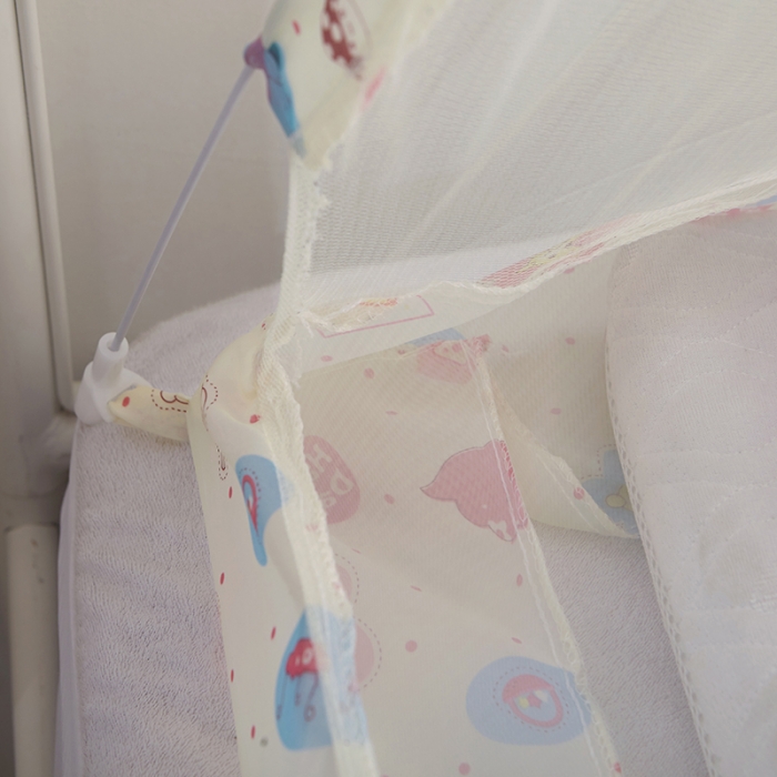 91家纺网 家纺一手货源 找家纺 博诺蚊帐 2021新款无底儿童蚊帐 米黄