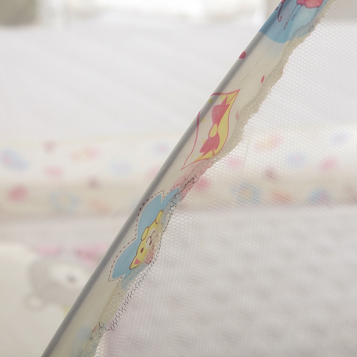 91家纺网 家纺一手货源 找家纺 博诺蚊帐 2021新款无底儿童蚊帐 米黄