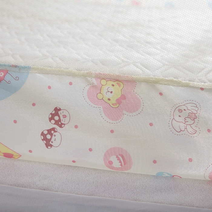 91家纺网 家纺一手货源 找家纺 博诺蚊帐 2021新款无底儿童蚊帐 米黄