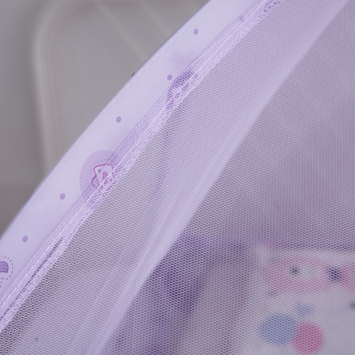 91家纺网 家纺一手货源 找家纺 博诺蚊帐 2021新款无底儿童蚊帐 紫色