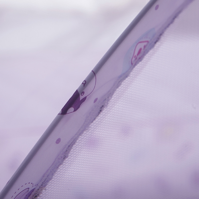 91家纺网 家纺一手货源 找家纺 博诺蚊帐 2021新款无底儿童蚊帐 紫色