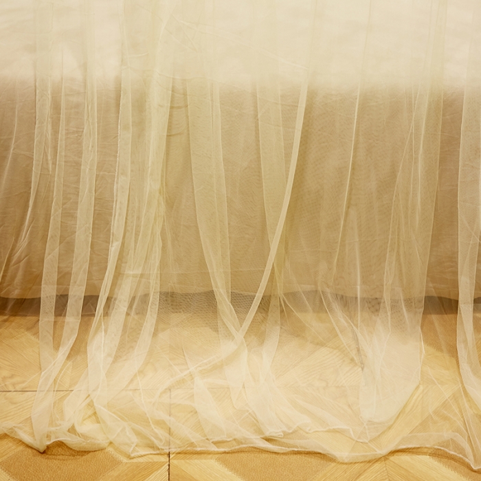 91家纺网 家纺一手货源 找家纺 博诺蚊帐 2021新款圆顶蚊帐-爱琴鸟 简约黄色