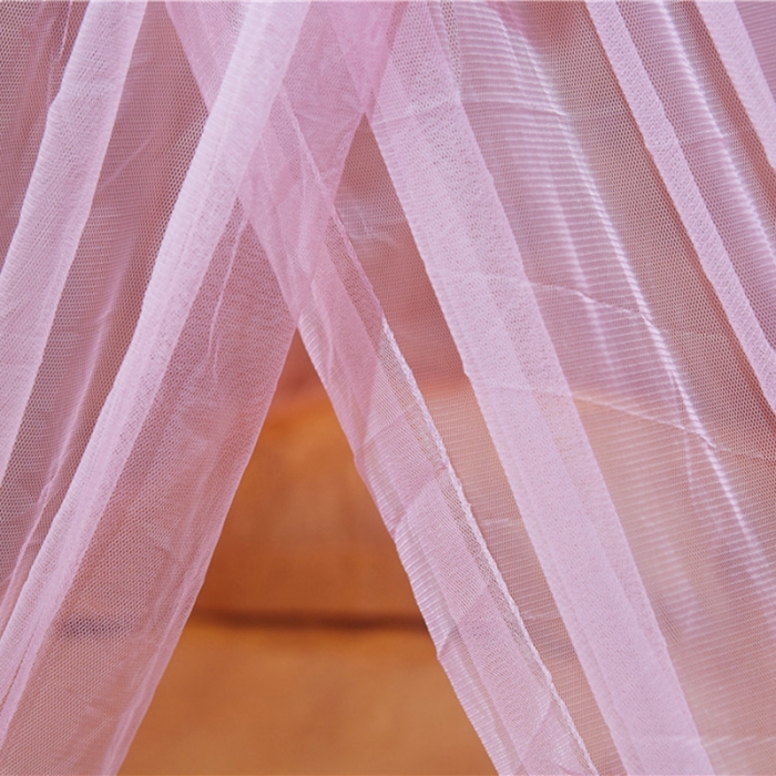 91家纺网 家纺一手货源 找家纺 博诺蚊帐 2021新款圆顶蚊帐穗穗幽心 粉