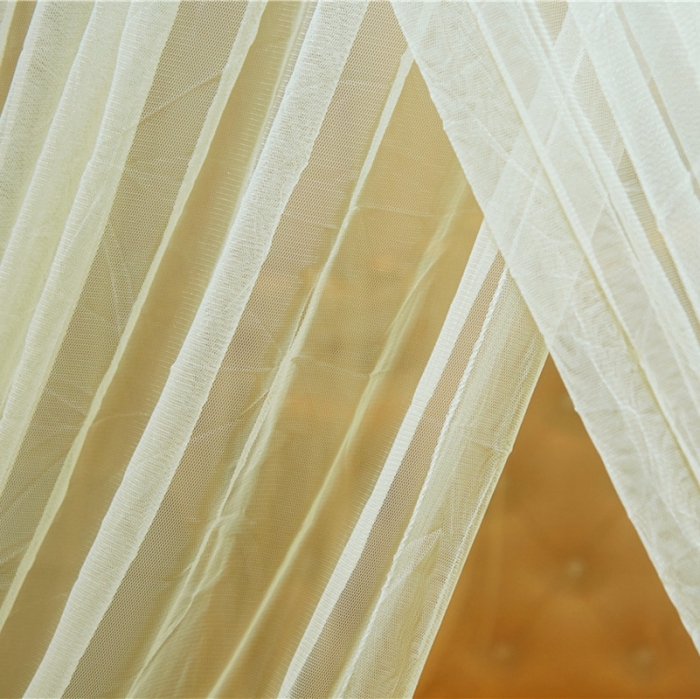 91家纺网 家纺一手货源 找家纺 博诺蚊帐 2021新款圆顶蚊帐穗穗幽心 米黄