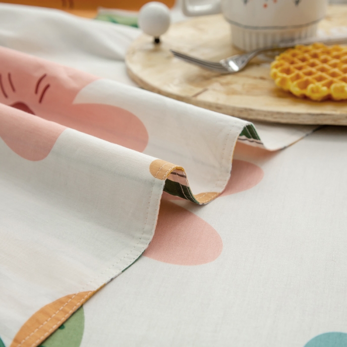 91家纺网 家纺一手货源 找家纺 绵庭 2021新款全棉12868单被套 淡妆初夏（黄）