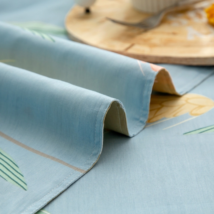 91家纺网 家纺一手货源 找家纺 绵庭 2021新款全棉12868单被套 麦香（兰）