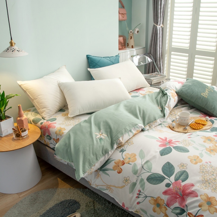 91家纺网 家纺一手货源 找家纺 绵庭 2021新款全棉12868单被套 曼歌雅韵（米）