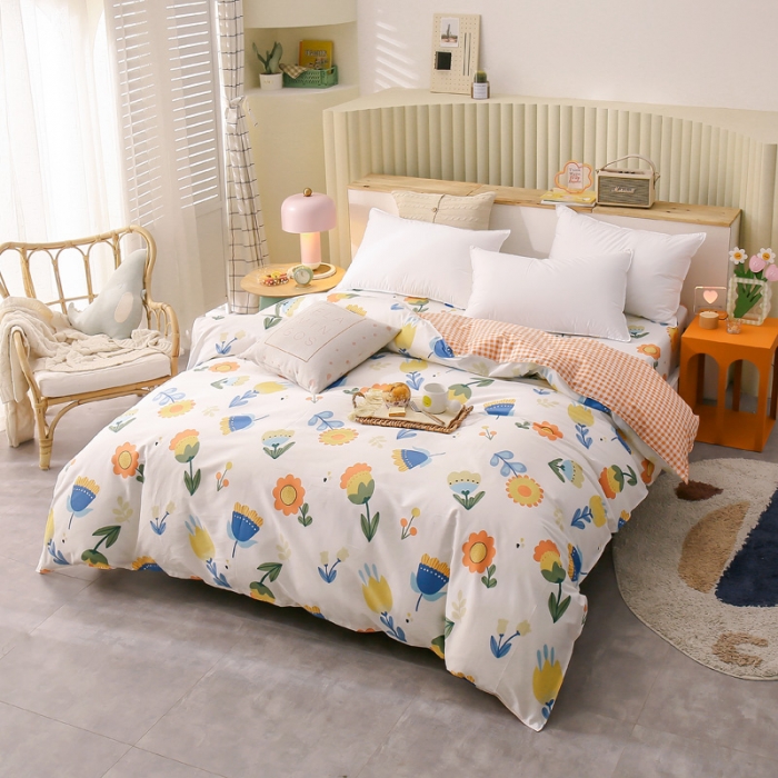 91家纺网 家纺一手货源 找家纺 绵庭 2021新款全棉12868单被套 米雅