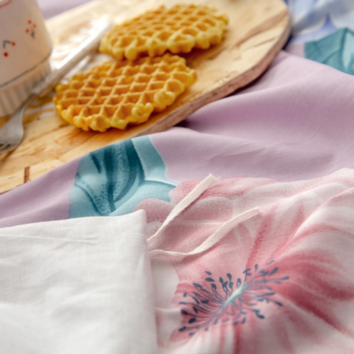 91家纺网 家纺一手货源 找家纺 绵庭 2021新款全棉12868单被套 乔安娜（粉）