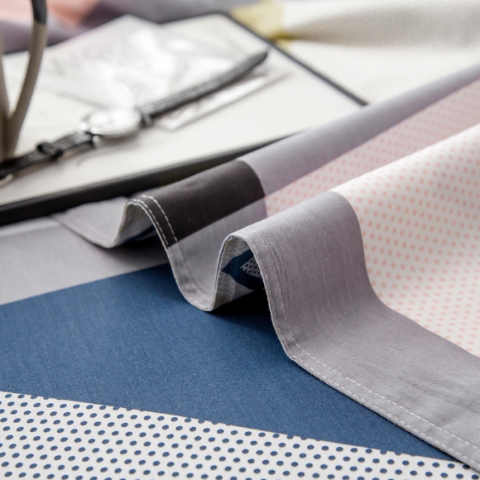 91家纺网 家纺一手货源 找家纺 绵庭 2021新款全棉12868单被套 索尔（粉）