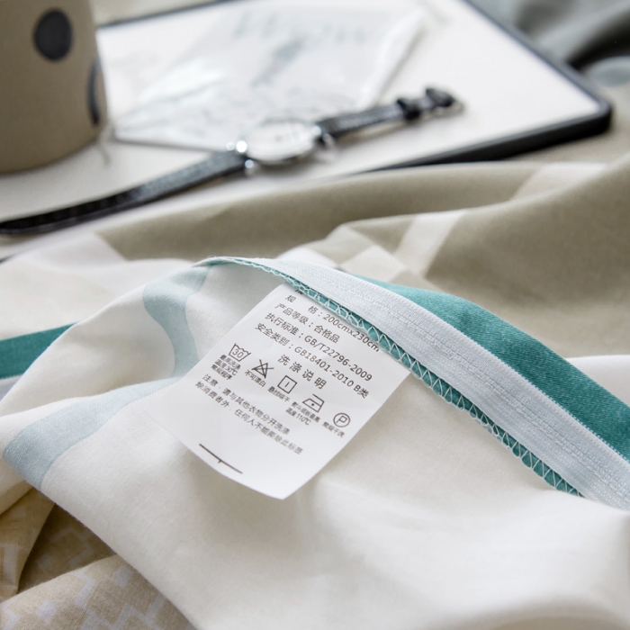 91家纺网 家纺一手货源 找家纺 绵庭 2021新款全棉12868单被套 塔娜（咖）