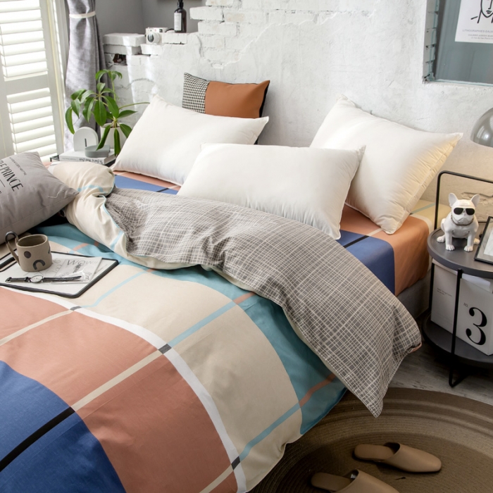 91家纺网 家纺一手货源 找家纺 绵庭 2021新款全棉12868单被套 塔娜（兰）