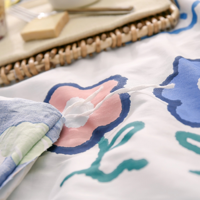 91家纺网 家纺一手货源 找家纺 绵庭 2021新款全棉12868单被套 小花仙（米）