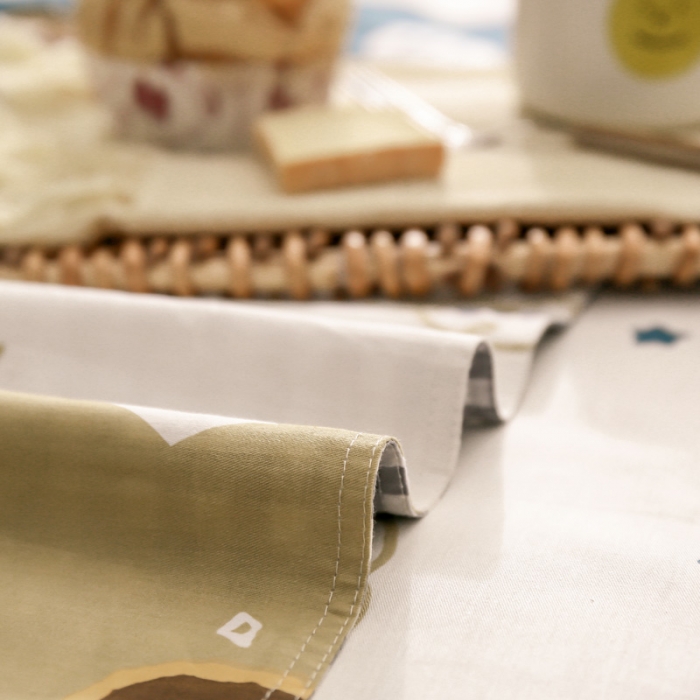 91家纺网 家纺一手货源 找家纺 绵庭 2021新款全棉12868单被套 幸福宝贝（兰）