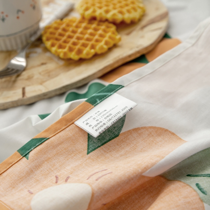 91家纺网 家纺一手货源 找家纺 绵庭 2021新款全棉12868单床单 淡妆初夏（黄）