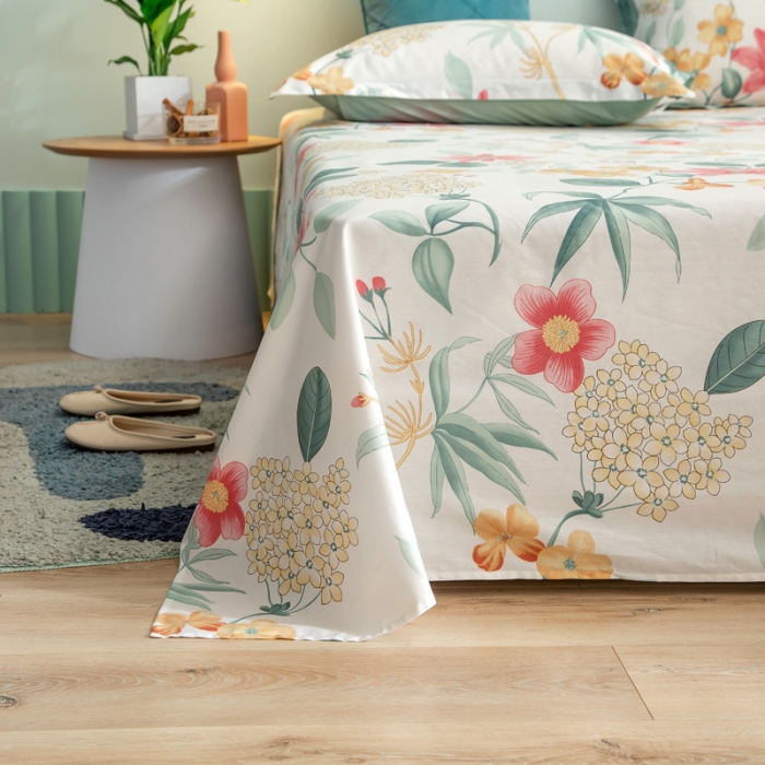 91家纺网 家纺一手货源 找家纺 绵庭 2021新款全棉12868单床单 曼歌雅韵（米）