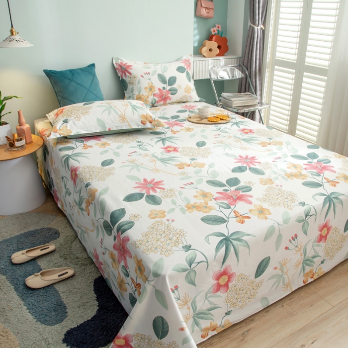 91家纺网 家纺一手货源 找家纺 绵庭 2021新款全棉12868单床单 曼歌雅韵（米）