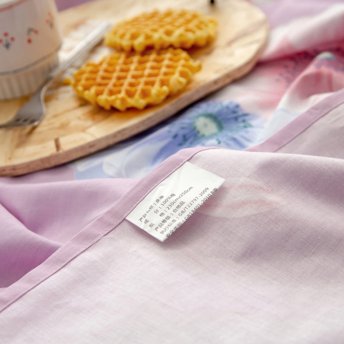 91家纺网 家纺一手货源 找家纺 绵庭 2021新款全棉12868单床单 乔安娜（粉）