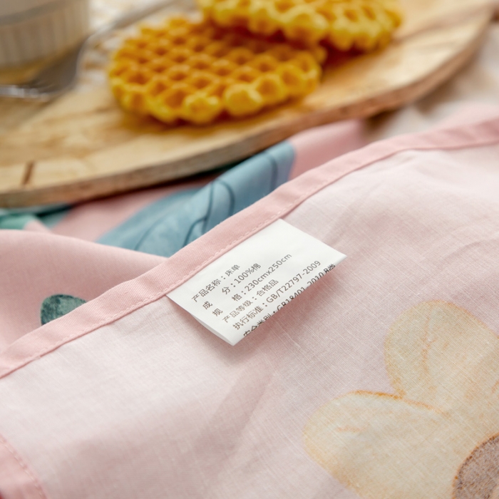 91家纺网 家纺一手货源 找家纺 绵庭 2021新款全棉12868单床单 如月花梦（粉）