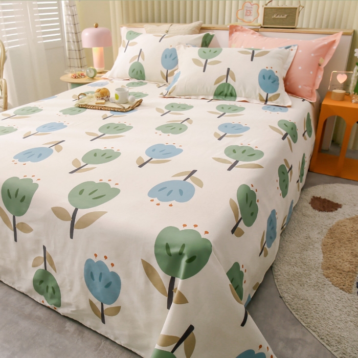 91家纺网 家纺一手货源 找家纺 绵庭 2021新款全棉12868单床单 维蜜