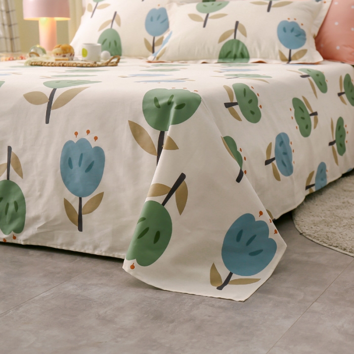 91家纺网 家纺一手货源 找家纺 绵庭 2021新款全棉12868单床单 维蜜