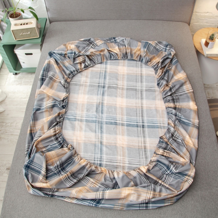 91家纺网 家纺一手货源 找家纺 绵庭 2021新款全棉12868单床笠 超时尚