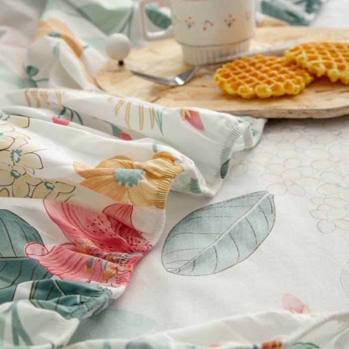 91家纺网 家纺一手货源 找家纺 绵庭 2021新款全棉12868单床笠 曼歌雅韵（米）