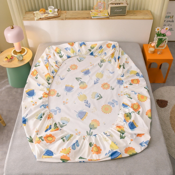 91家纺网 家纺一手货源 找家纺 绵庭 2021新款全棉12868单床笠 米雅