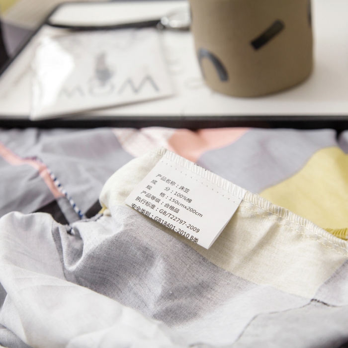 91家纺网 家纺一手货源 找家纺 绵庭 2021新款全棉12868单床笠 索尔（粉）