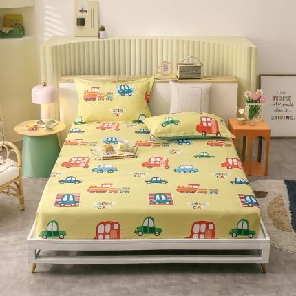 绵庭 2021新款全棉12868单床笠 童年乐趣（黄）