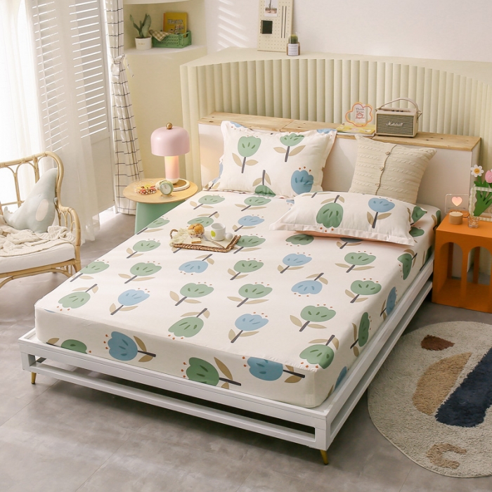 91家纺网 家纺一手货源 找家纺 绵庭 2021新款全棉12868单床笠 维蜜