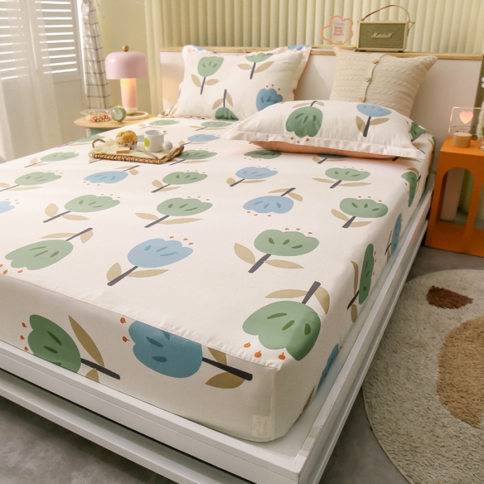 91家纺网 家纺一手货源 找家纺 绵庭 2021新款全棉12868单床笠 维蜜