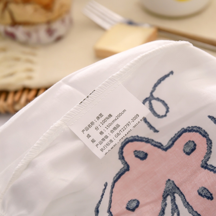 91家纺网 家纺一手货源 找家纺 绵庭 2021新款全棉12868单床笠 小花仙（米）