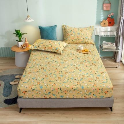 绵庭 2021新款全棉12868单床笠 雅汐（黄）