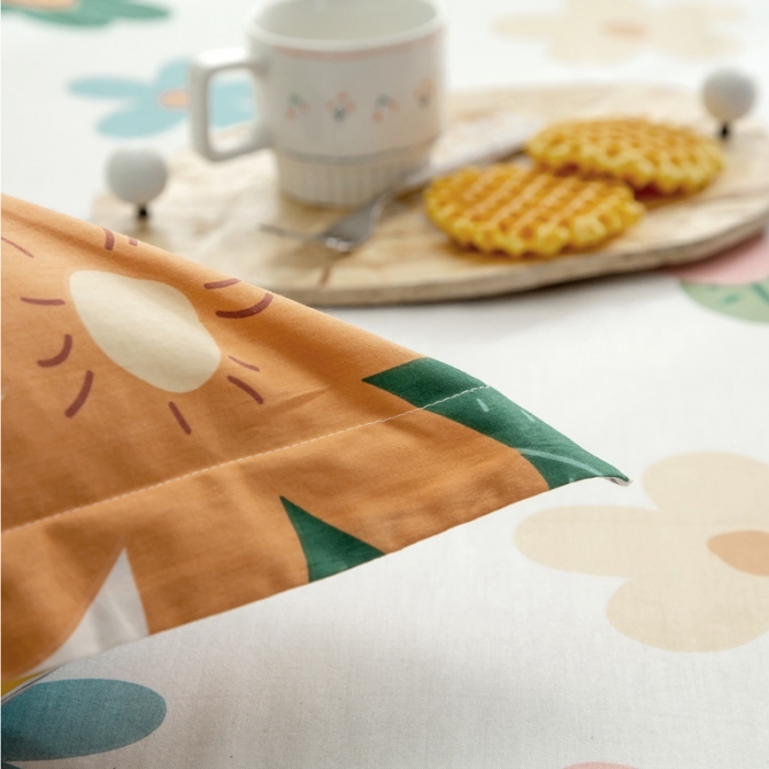 91家纺网 家纺一手货源 找家纺 绵庭 2021新款全棉12868单枕套 淡妆初夏（黄）