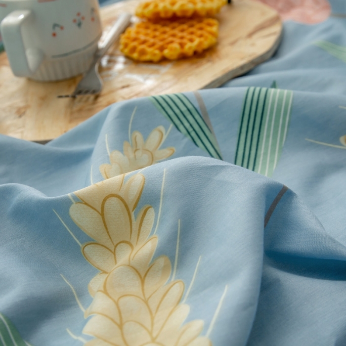 91家纺网 家纺一手货源 找家纺 绵庭 2021新款全棉12868单枕套 麦香（兰）